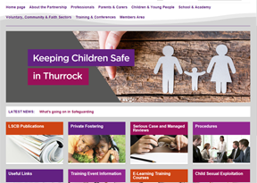 Thurrock Safeguarding Children website