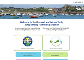 Cornwall and the Isles of Scilly Safeguarding Partnership website