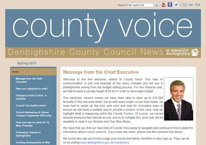 Denbighshire County Voice - eMagazine