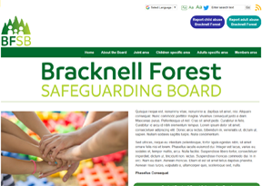 Bracknell Forest Safeguarding Board website